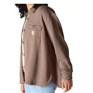 Carhartt Women's Brown Button Down Shirt